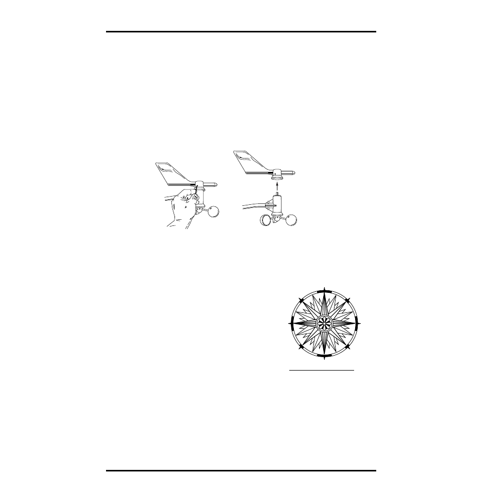 Recalibrating the wind vane | DAVIS EZ-Mount Installation User Manual | Page 12 / 16