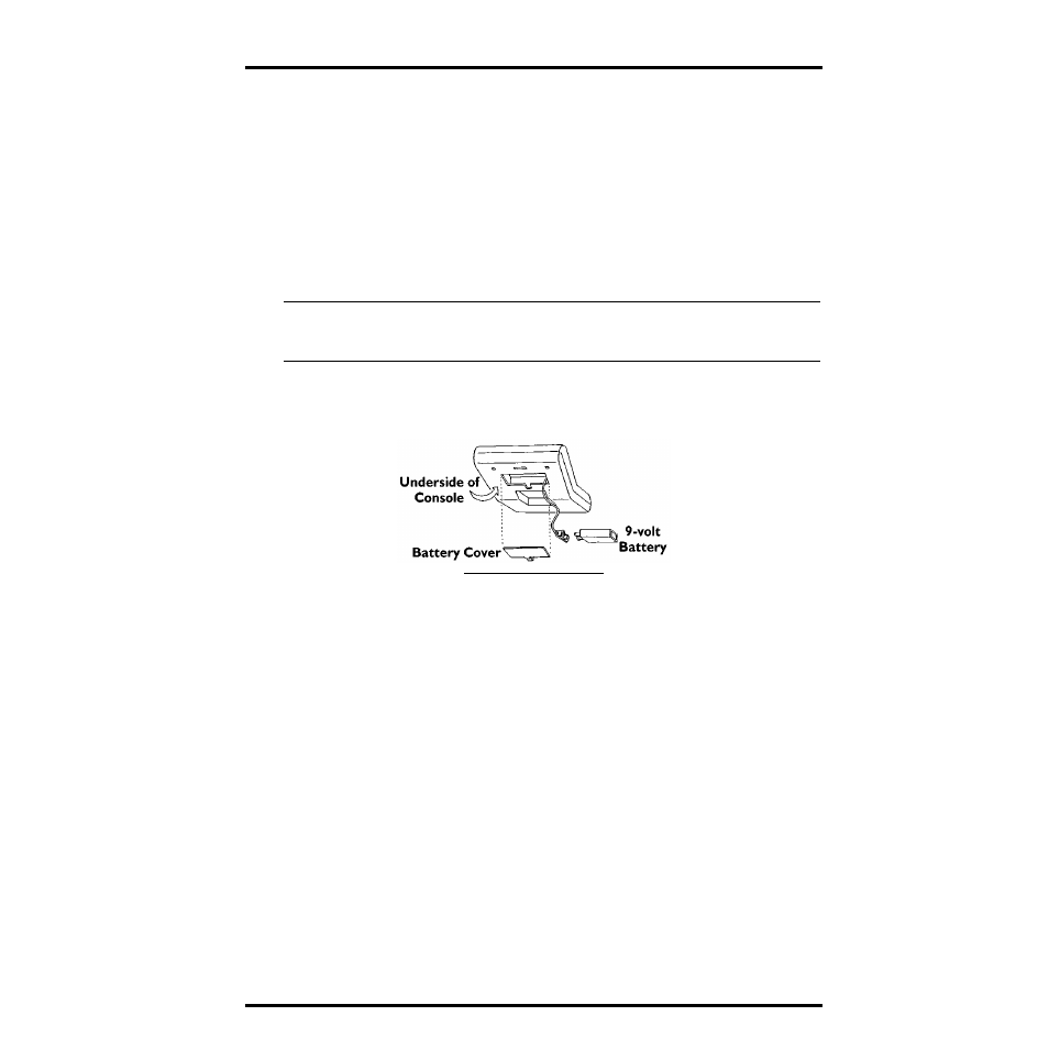 Battery backup, Displaying the console, Selecting a site for the console | DAVIS Gro/Energy/Health Installation User Manual | Page 9 / 24