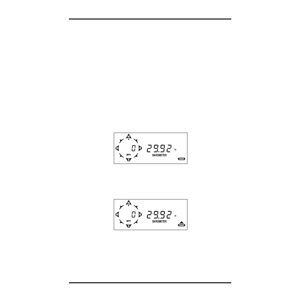 Alarms, Barometric pressure, Barometric trend indicator | DAVIS GroWeather Console User Manual | Page 42 / 65