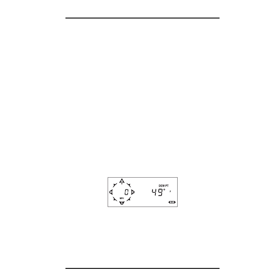 High and low relative humidity, Alarms, Dew-point and leaf wetness | Viewing dew-point and leaf wetness | DAVIS GroWeather Console User Manual | Page 46 / 65