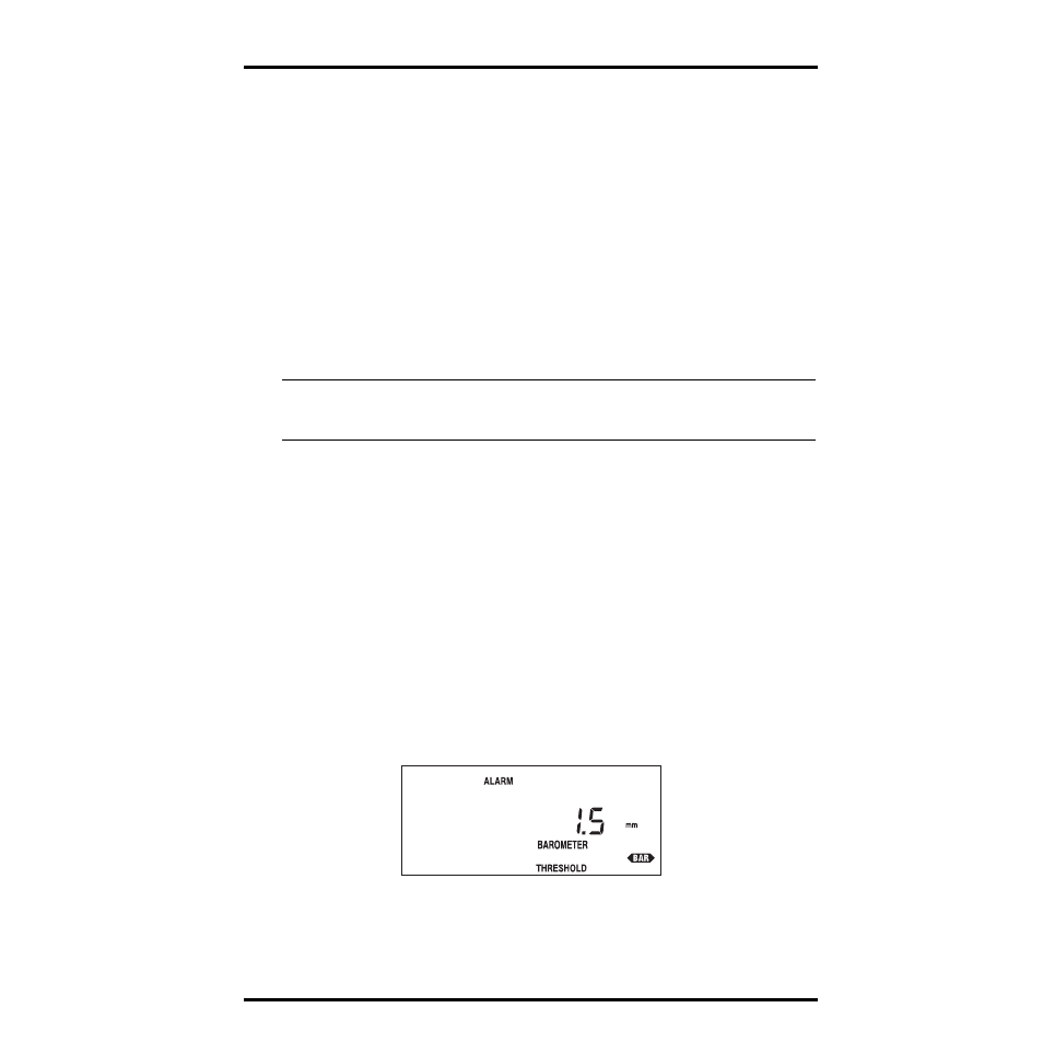 Daily” eto alarm, Setting the barometric pressure alarm | DAVIS GroWeather Console User Manual | Page 56 / 65