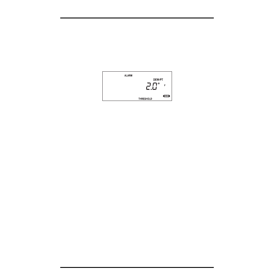 Setting the dew-point alarm, To silence an alarm, To clear an alarm | DAVIS GroWeather Console User Manual | Page 57 / 65