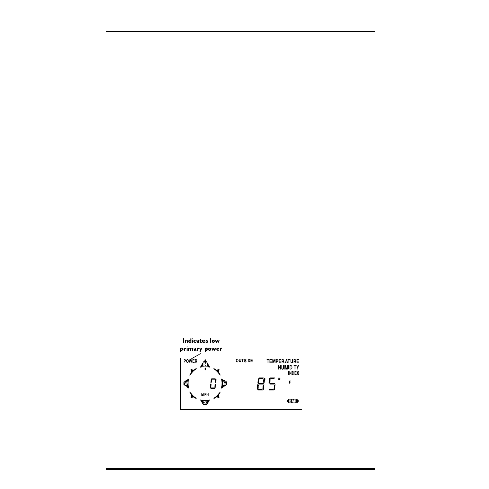 Display scan, Starting the scan routines, To start the short scan routine, press scan | To start the long scan routine, press scan again, Stopping a scan routine, Primary power and battery backup indicators, Power indicator | DAVIS Health EnviroMonitor: Console User Manual | Page 42 / 60