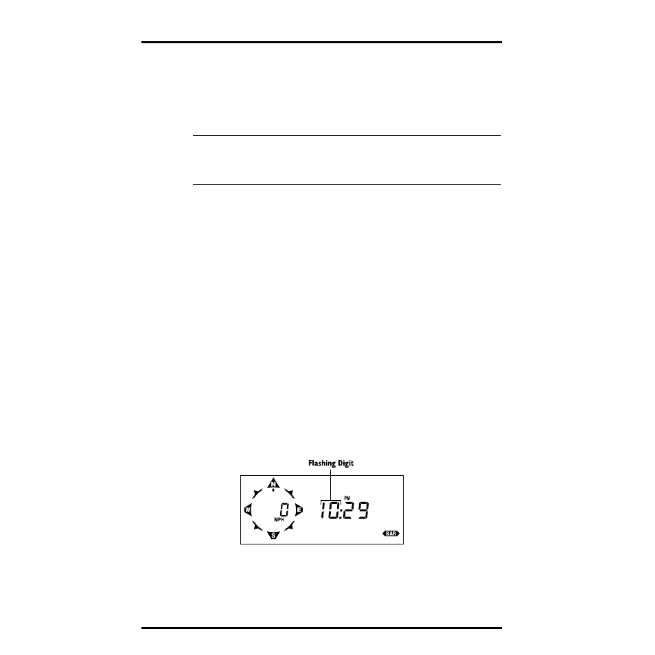 Entering negative numbers, Example of using enter: setting the time, Press time until the time display appears | Press enter and hold it down, Entering the hour digits, Release enter when the correct entry appears | DAVIS Health EnviroMonitor: Console User Manual | Page 8 / 60