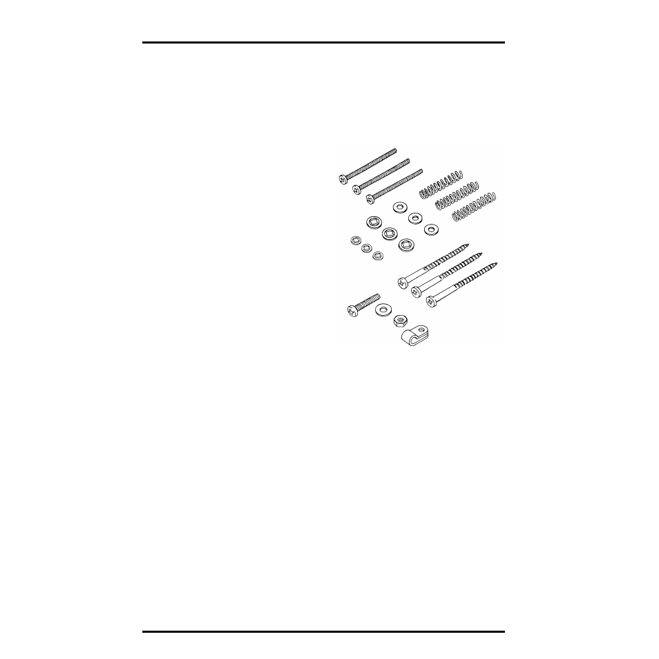 Mounting hardware, Tools and materials needed | DAVIS Sensor - UV for GroWeather or EnviroMonitor User Manual | Page 2 / 16