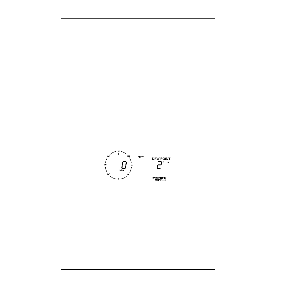 To clear high and low dew points, To set the dew point alarm | DAVIS Temperatur/Humidity Sensor for GroWeather, EnviroMonitor, & Weather Monitor User Manual | Page 10 / 12