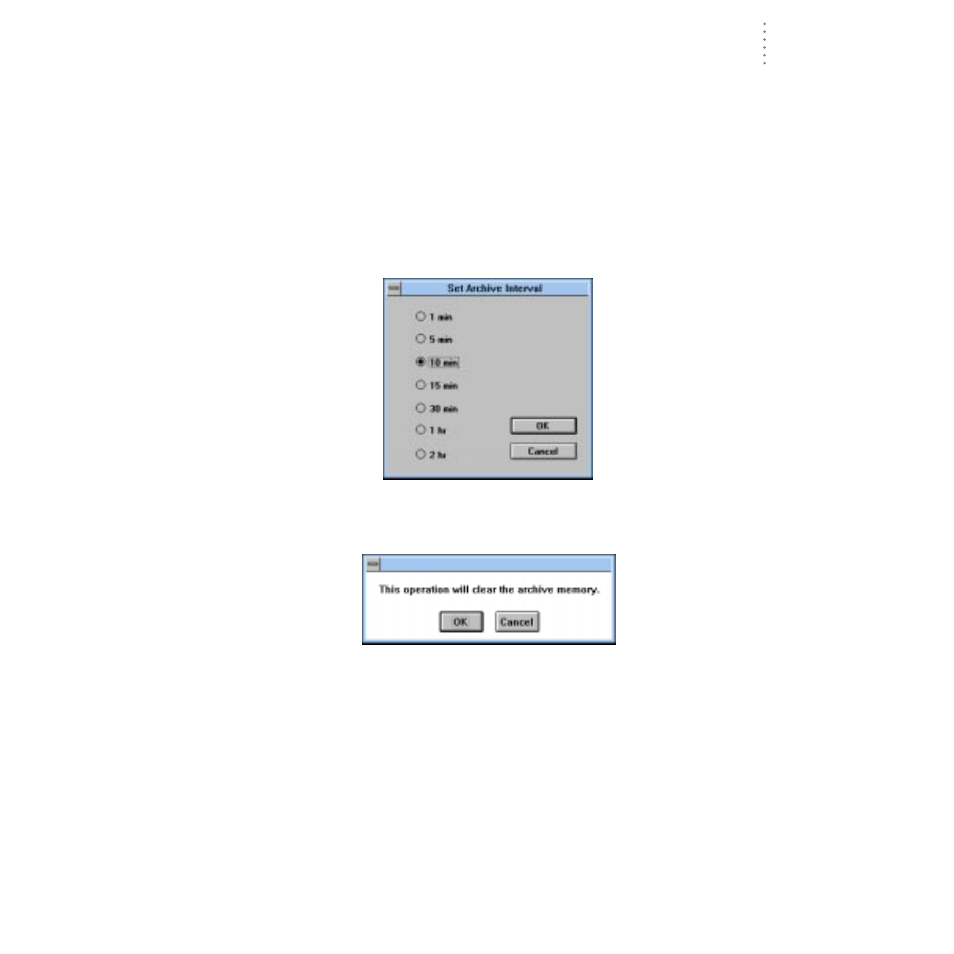 Set archive interval | DAVIS GroWeatherLink Software User Manual | Page 44 / 108