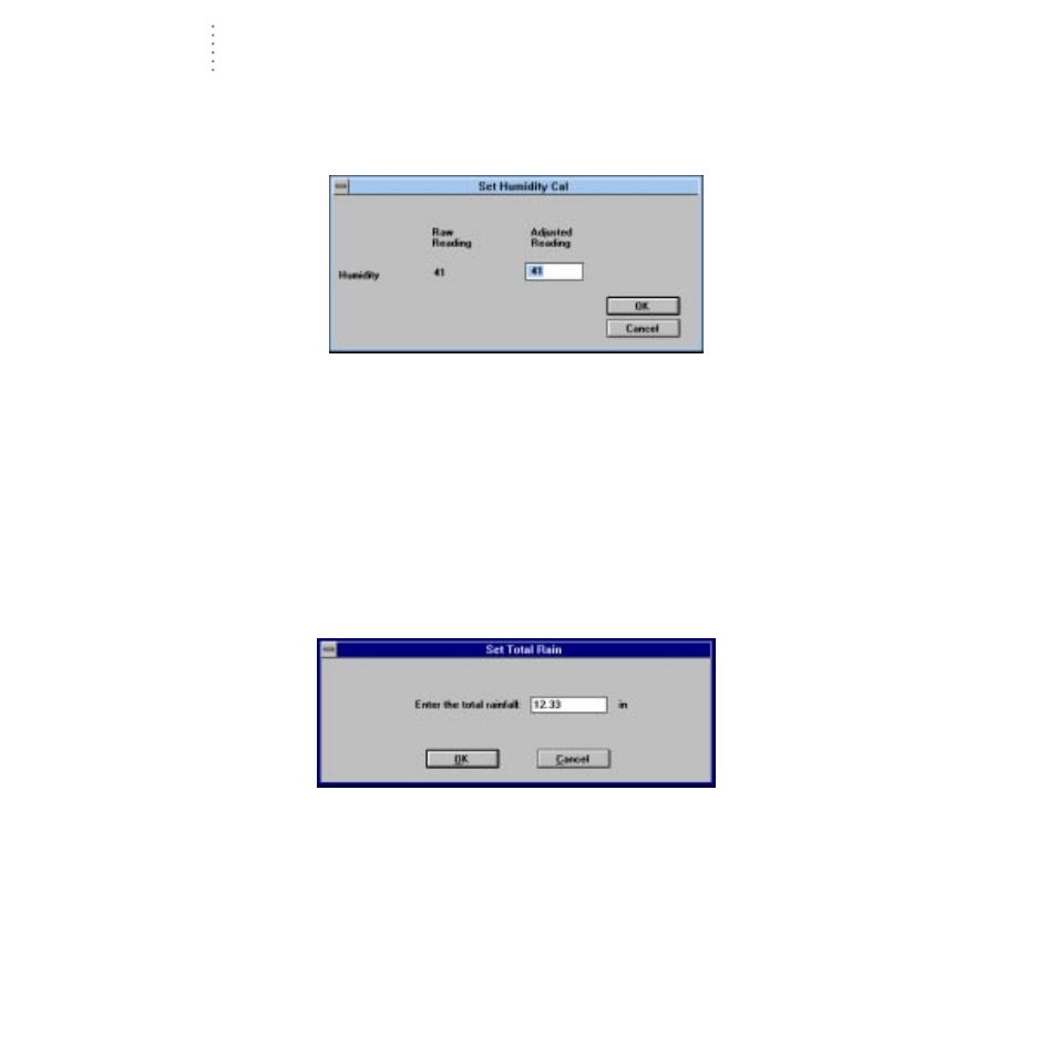 Set total rain | DAVIS GroWeatherLink Software User Manual | Page 47 / 108