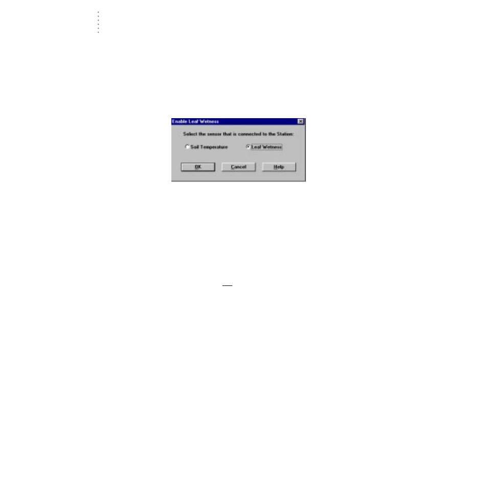 Leaf wetness | DAVIS GroWeatherLink Software User Manual | Page 51 / 108