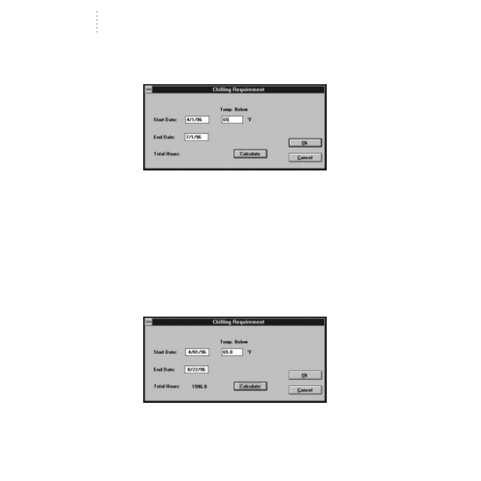 Chilling requirement | DAVIS GroWeatherLink Software User Manual | Page 67 / 108