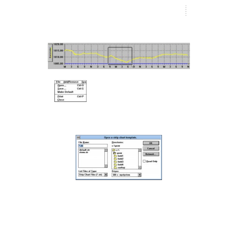 File menu | DAVIS GroWeatherLink Software User Manual | Page 76 / 108