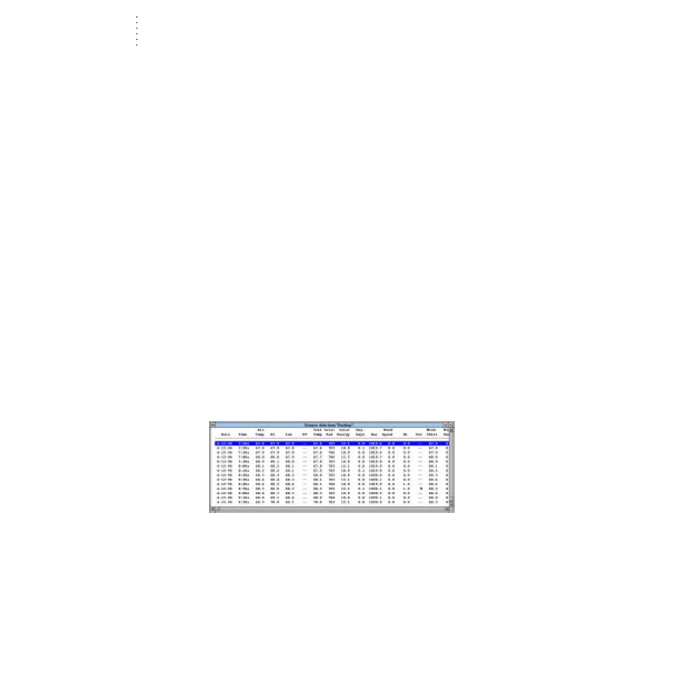 Colors menu, Using the browse window | DAVIS GroWeatherLink Software User Manual | Page 85 / 108