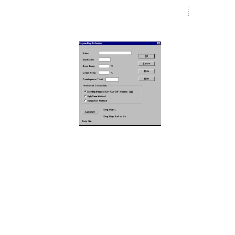 Adding a degree-day total | DAVIS GroWeatherLink Software User Manual | Page 96 / 108
