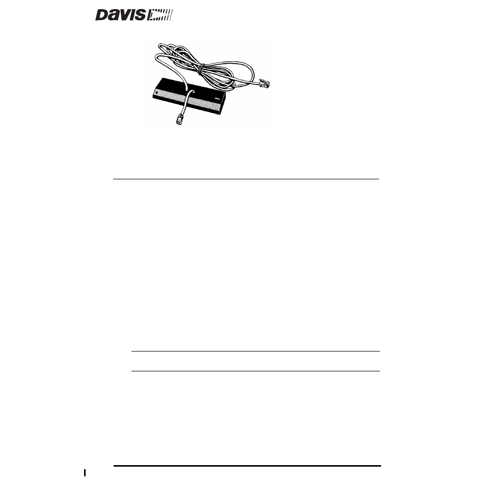 DAVIS GroWeatherLink/ET Data Logger User Manual | 2 pages