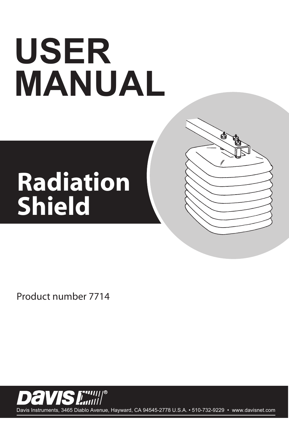 DAVIS Radiation Shield (7714) User Manual | 16 pages