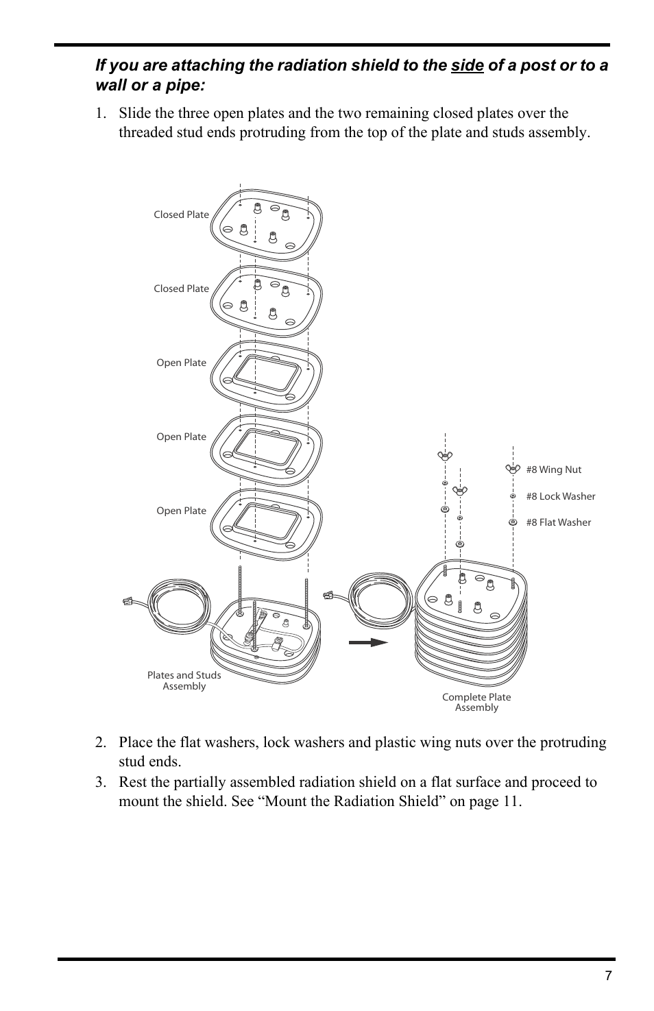 DAVIS Radiation Shield (7714) User Manual | Page 9 / 16