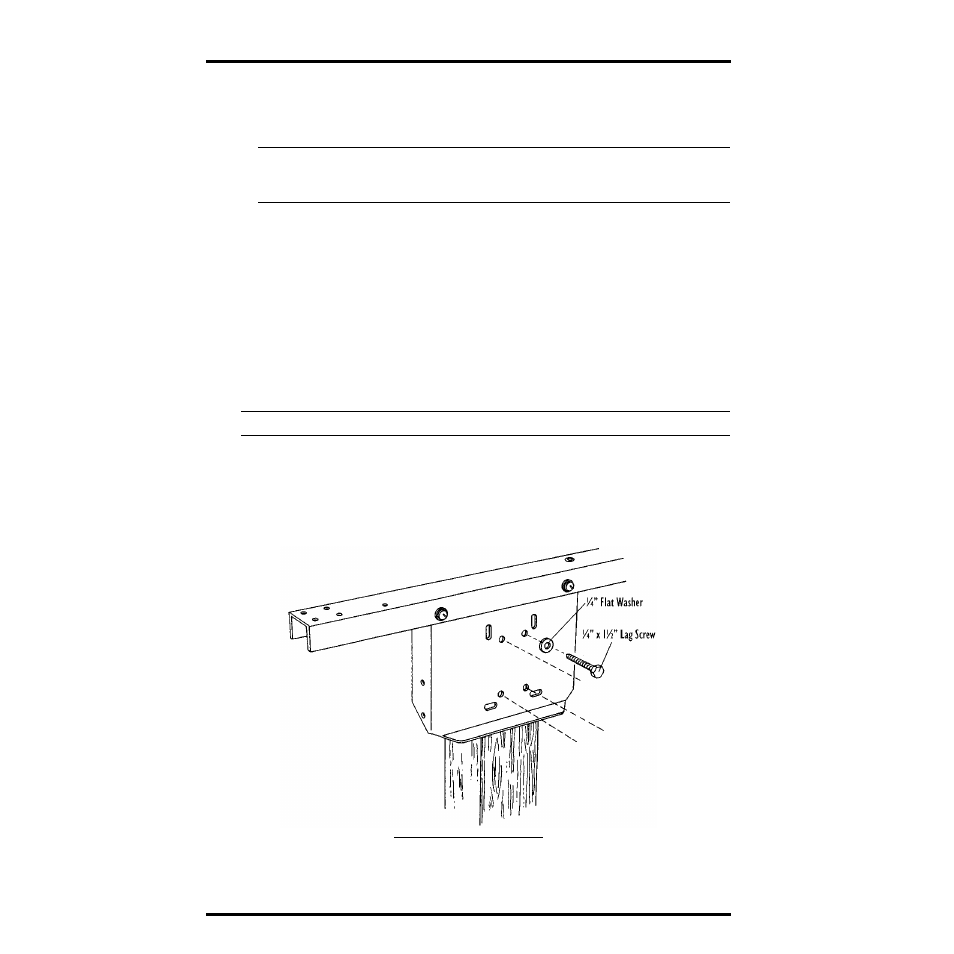 Mounting the sensor mounting arm, Mounting the sensor mounting arm on a wooden post | DAVIS Sensor Mounting Arm for GroWeather, EnviroMonitor, Weather Monitor & Wizard User Manual | Page 12 / 16