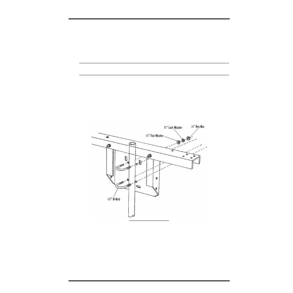Mounting the sensor mounting arm on a small pipe | DAVIS Sensor Mounting Arm for GroWeather, EnviroMonitor, Weather Monitor & Wizard User Manual | Page 13 / 16