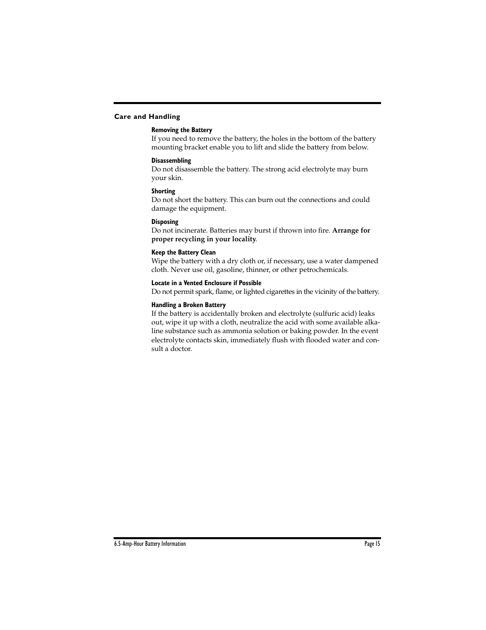 DAVIS Solar Power Kit for Non-Vantage Pro Stations User Manual | Page 15 / 16