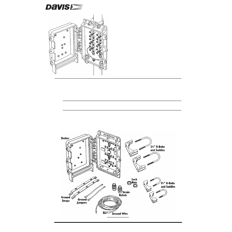 DAVIS Surge Protector Shelter - Large User Manual | 8 pages