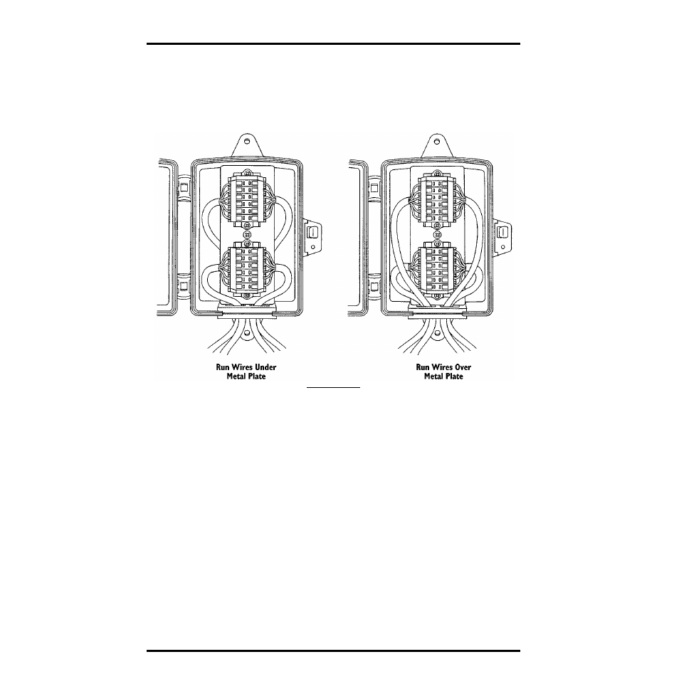 Connecting to the terminal block | DAVIS Terminal Box for sensors/interface module, communication lines: GroWeather User Manual | Page 4 / 8