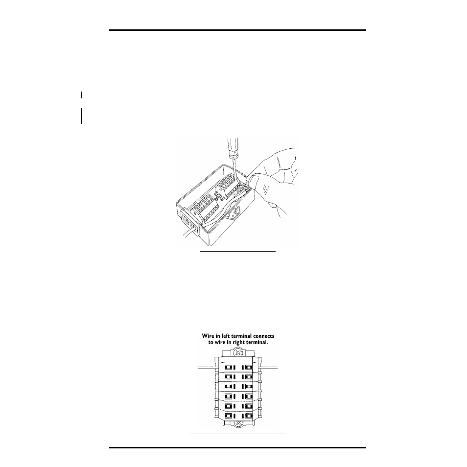 DAVIS Terminal Box for sensors/interface module, communication lines: GroWeather User Manual | Page 5 / 8