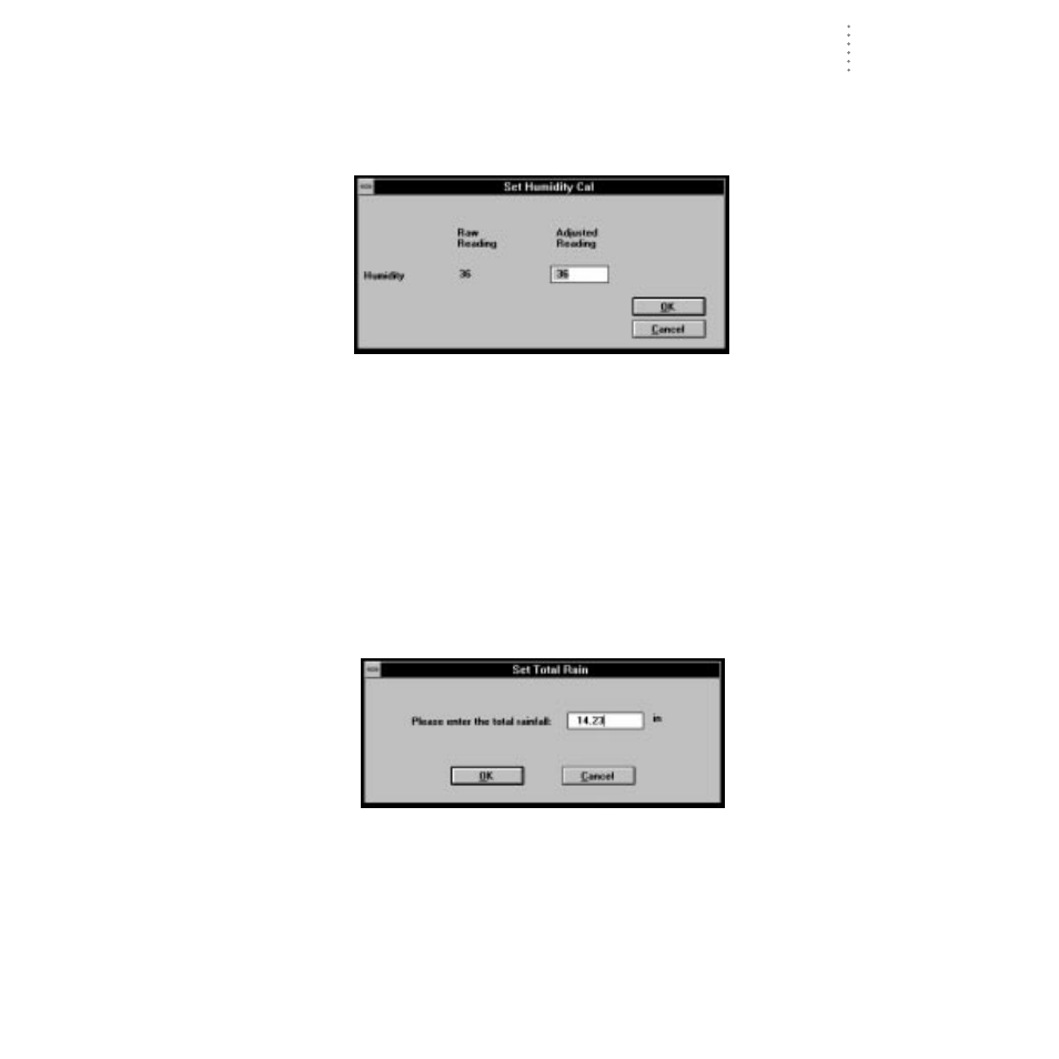 Set total rain | DAVIS WeatherLink for Windows 4.0 User Manual | Page 36 / 116