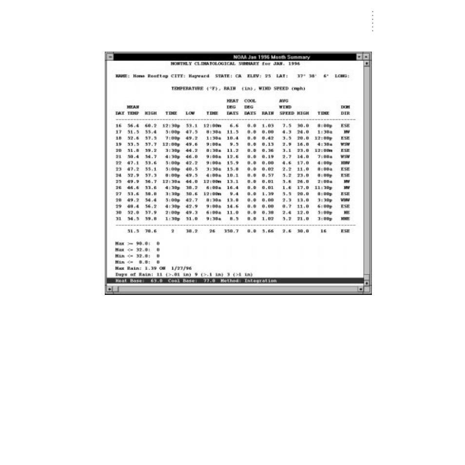 DAVIS WeatherLink for Windows 4.0 User Manual | Page 46 / 116