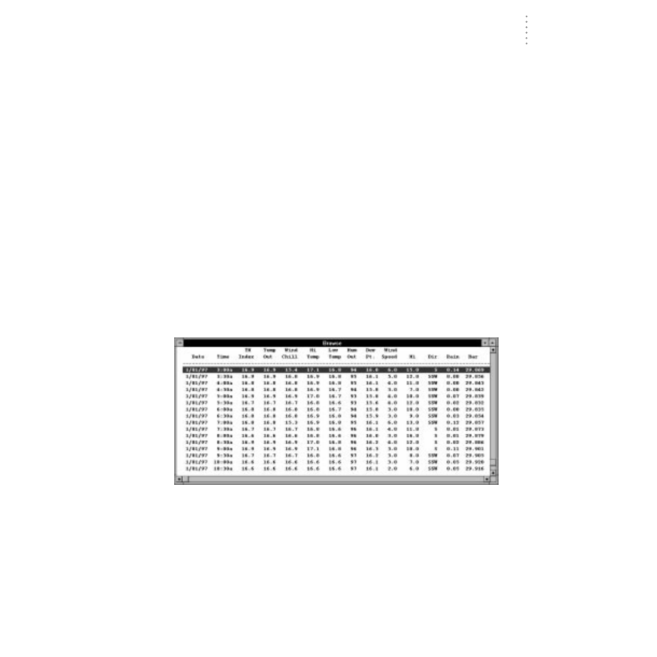 Browse | DAVIS WeatherLink for Windows 4.0 User Manual | Page 64 / 116