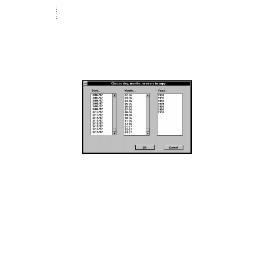 Delete a record, Copy records | DAVIS WeatherLink for Windows 4.0 User Manual | Page 71 / 116