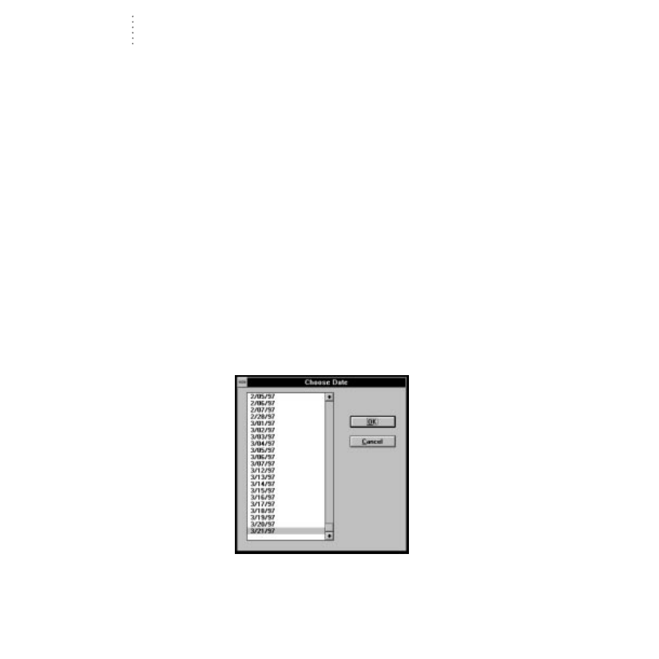 Adding and removing variables, Choose specific date | DAVIS WeatherLink for Windows 4.0 User Manual | Page 75 / 116