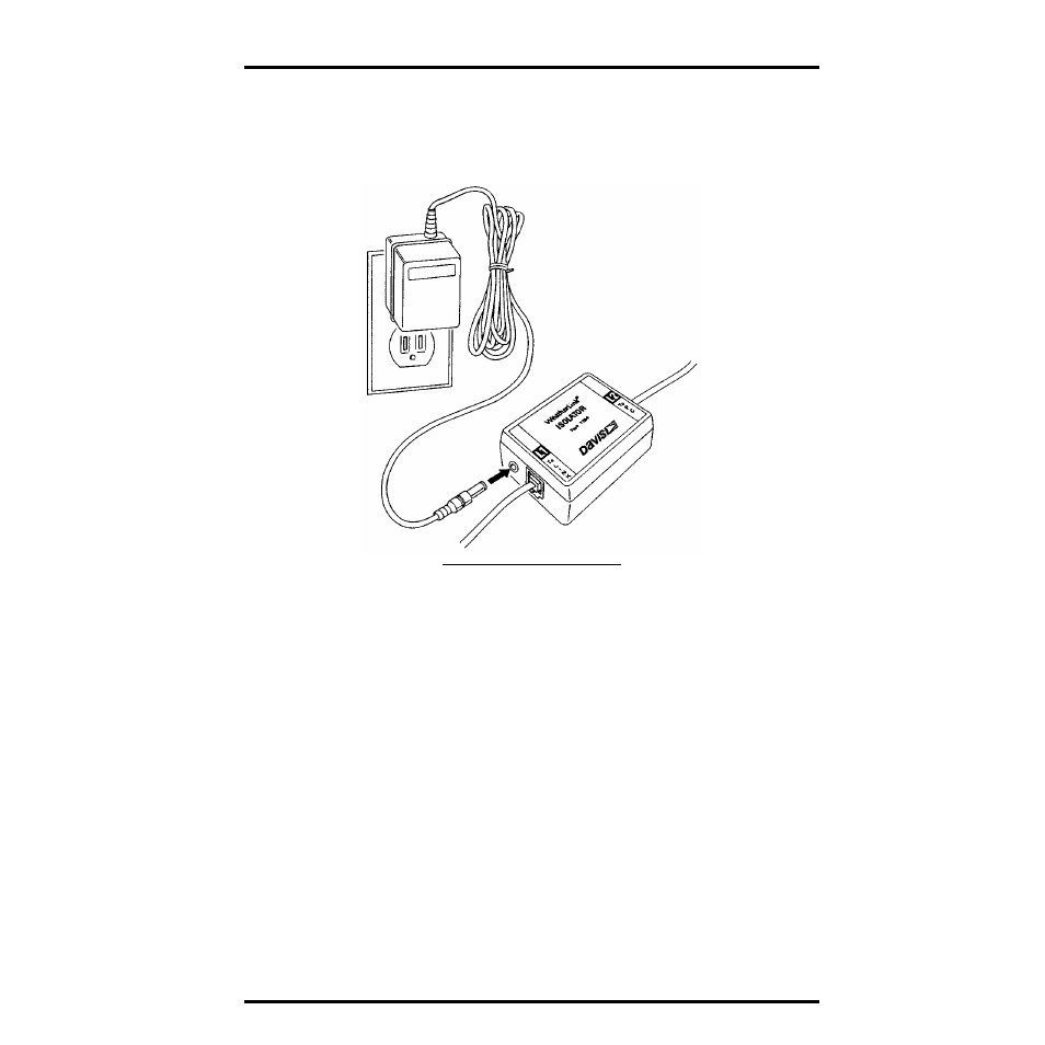 Powering the isolator unit | DAVIS Link Isolator Kit for Perception, Weather Monitor, and Wizard User Manual | Page 3 / 4