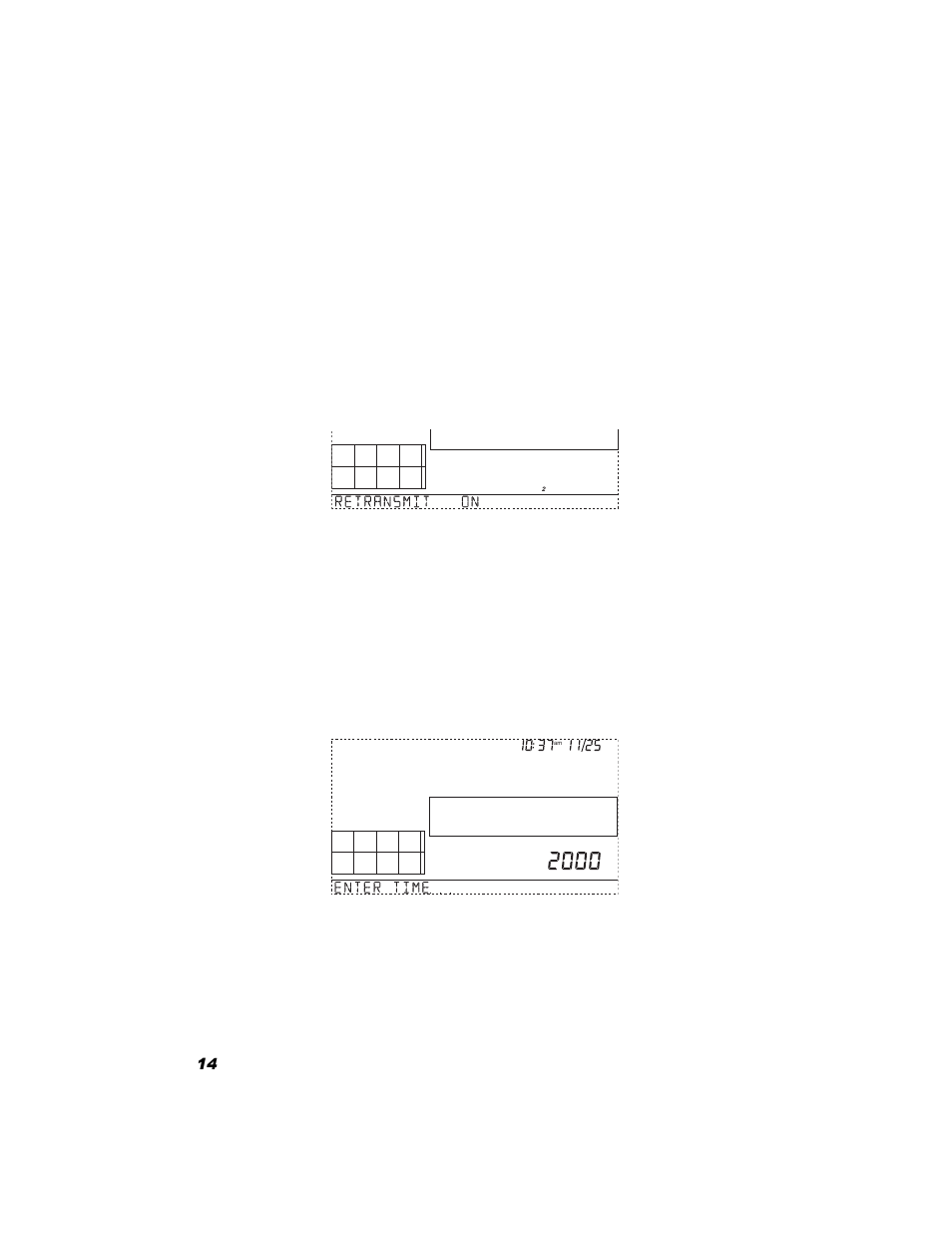 Screen 3: retransmit - wireless only, Screen 4: time & date | DAVIS Vantage Pro Console User Manual | Page 18 / 60