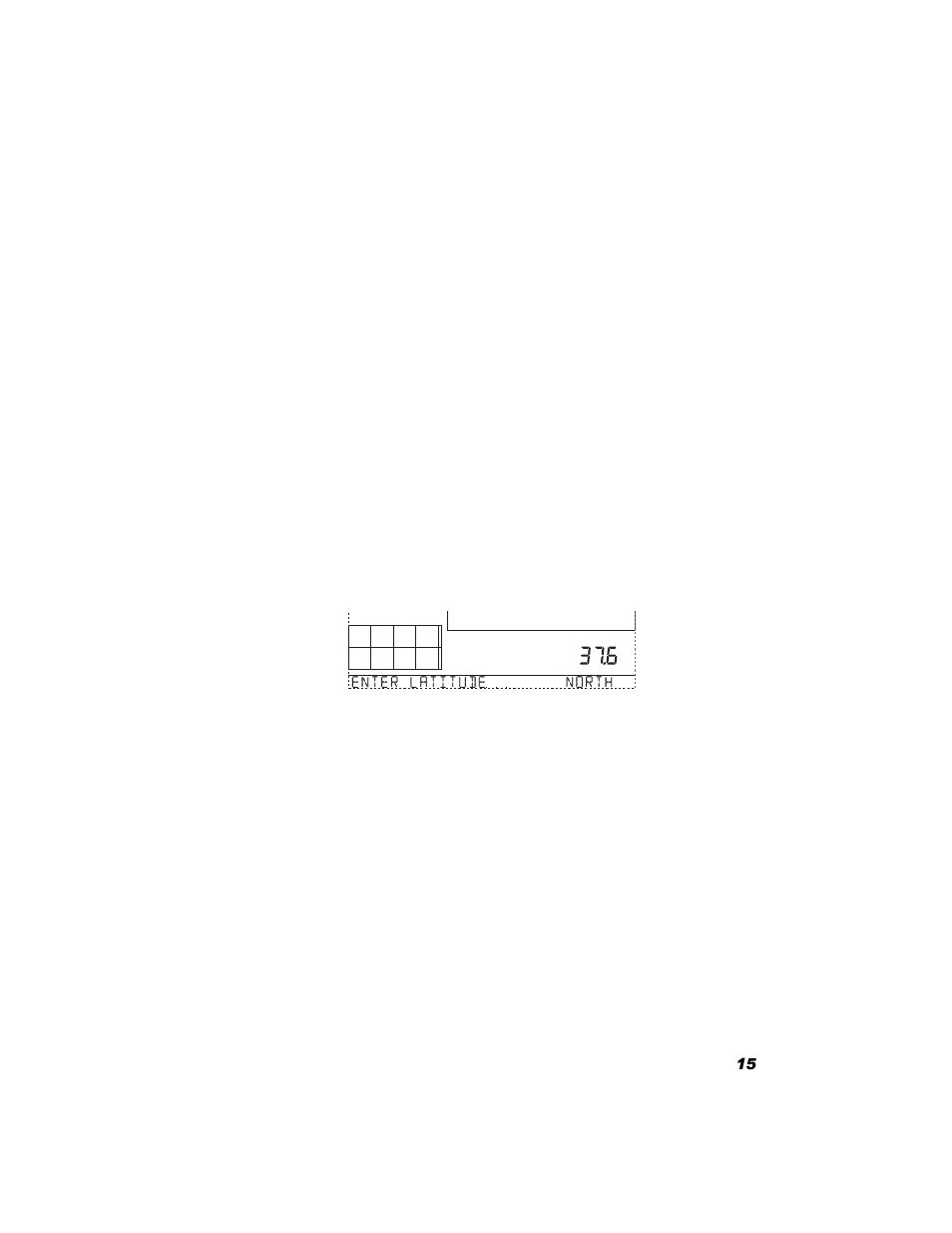 Screen 5: latitude, Screen 6: longitude, Screen 5: latitude screen 6: longitude | DAVIS Vantage Pro Console User Manual | Page 19 / 60