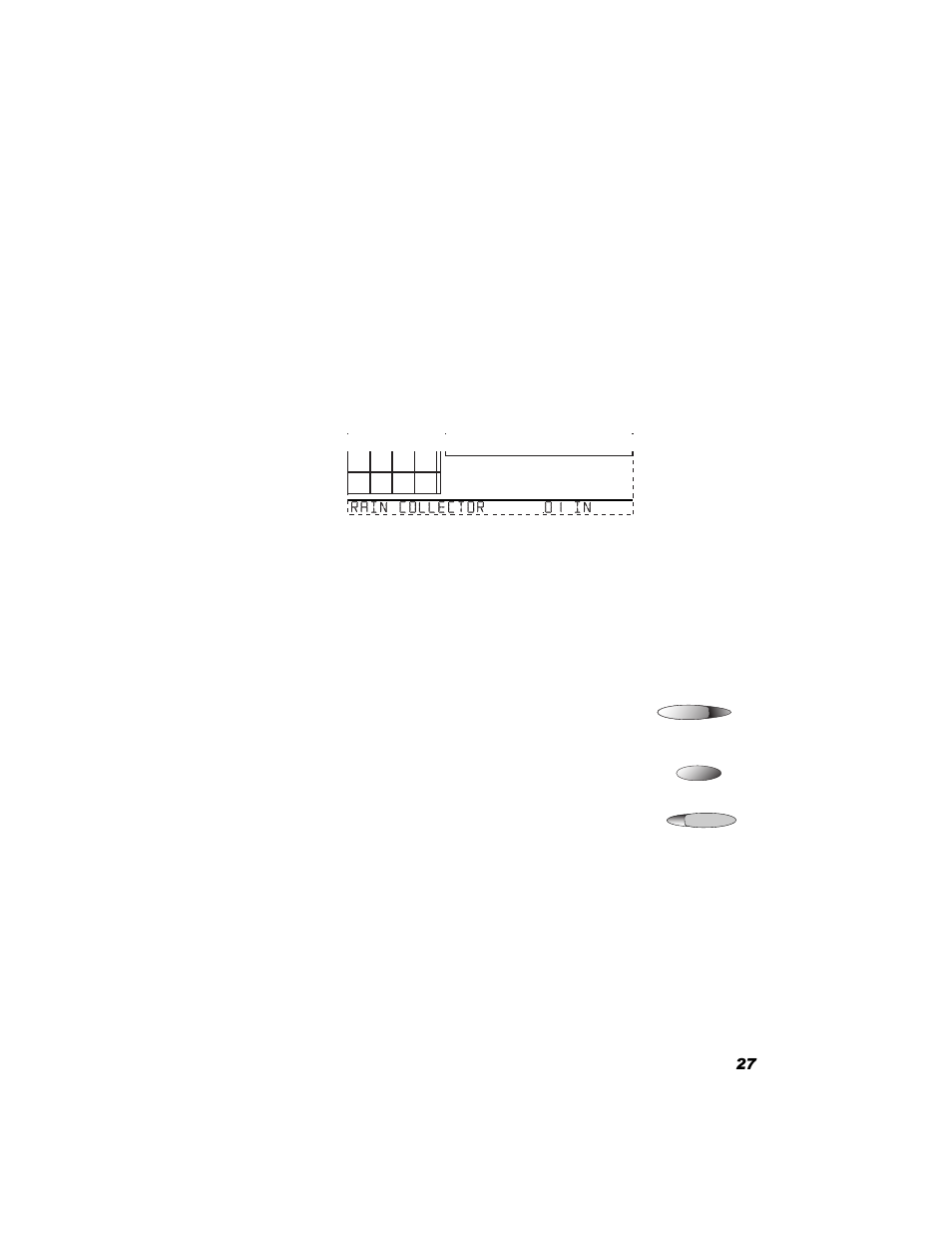 Metric rain collector settings, Calibrating, setting, and clearing variables | DAVIS Vantage Pro Console User Manual | Page 31 / 60