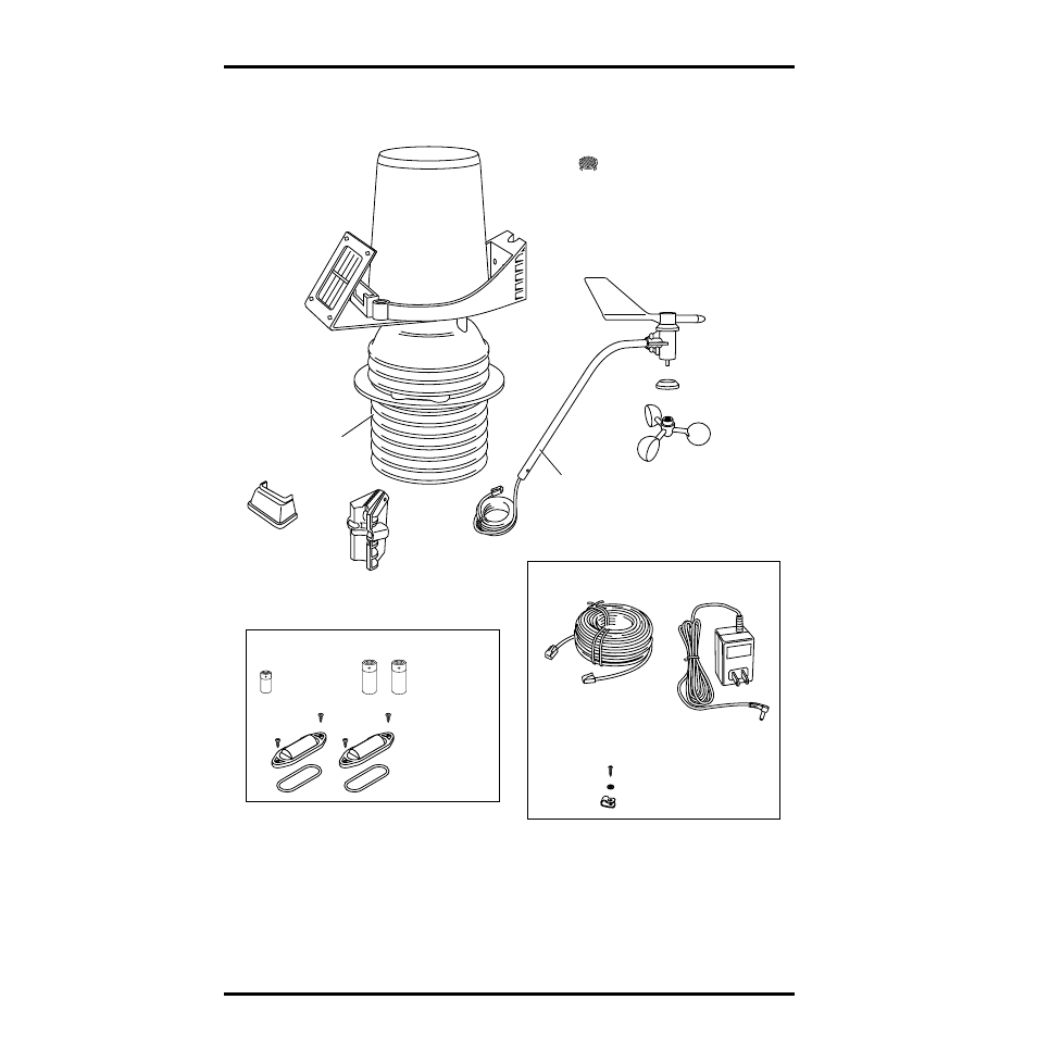 Components | DAVIS Vantage Pro ISS Fan-Aspirated Add. 2003 & earlier User Manual | Page 2 / 12