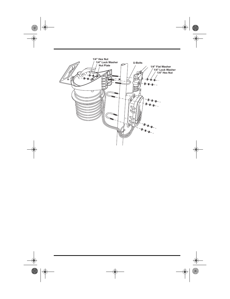 Additional mounting options, Fan-aspirated iss installation options, Batteries | DAVIS Vantage Pro ISS Fan-Aspirated Add., 2003 & later User Manual | Page 13 / 16