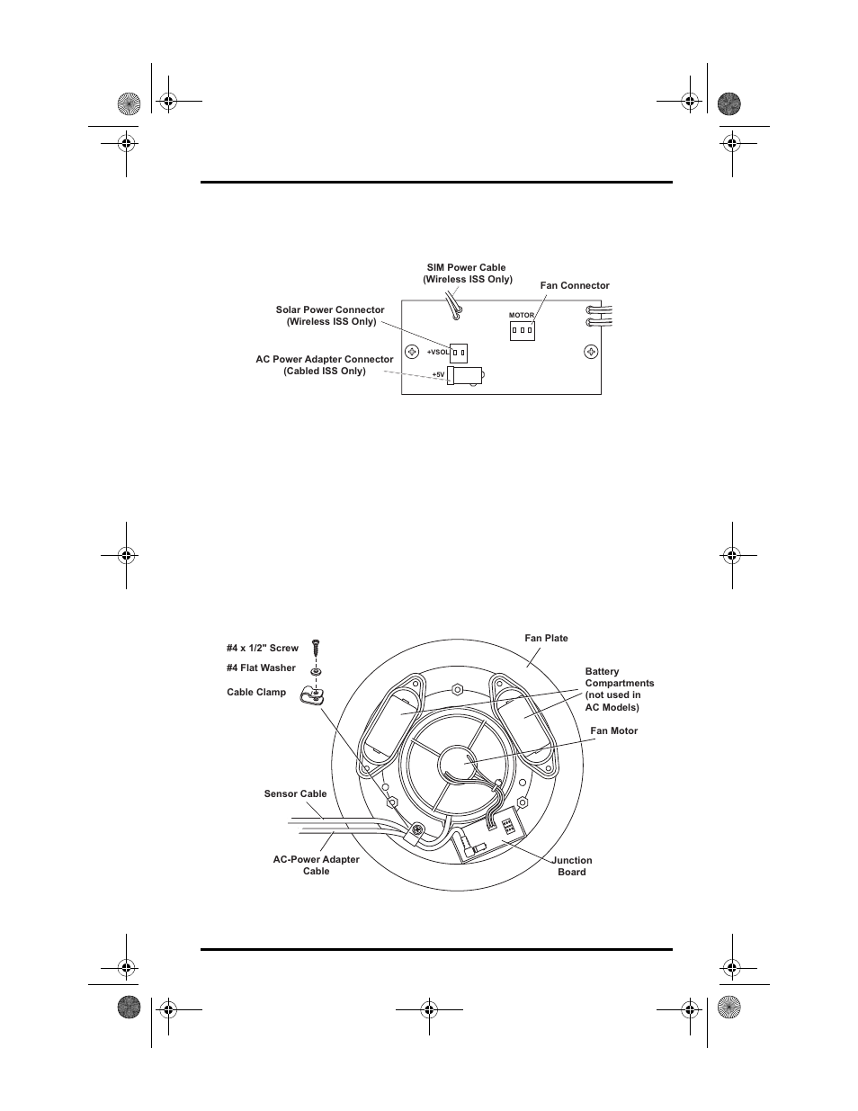 Powering the fan | DAVIS Vantage Pro ISS Fan-Aspirated Add., 2003 & later User Manual | Page 7 / 16