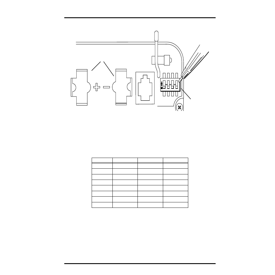 Id code, Switch 1, Switch 2 | Switch 3, Battery holder antenna dip switches | DAVIS Vantage Pro ISS, 2002 & earlier User Manual | Page 27 / 32