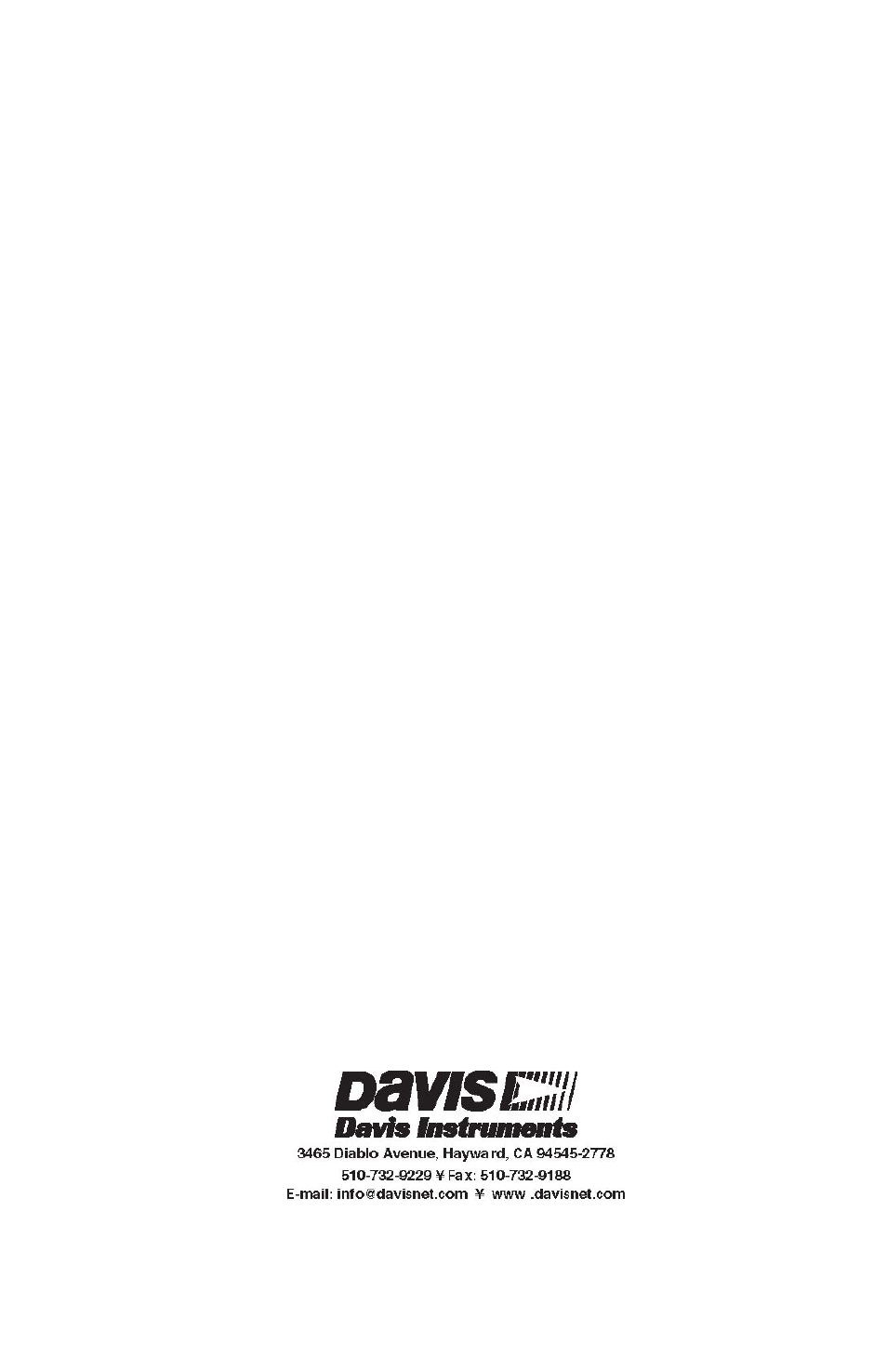 DAVIS WeatherLink Emergency Add. User Manual | Page 8 / 8