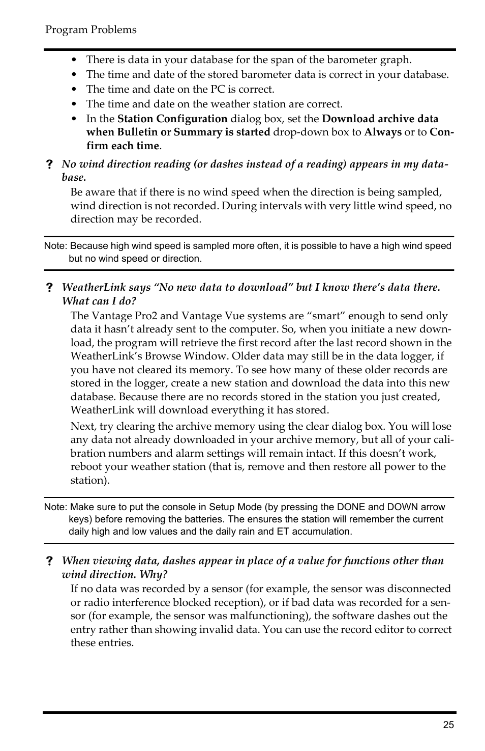 DAVIS WeatherLink Getting Started Guide: Vantage Stations User Manual | Page 27 / 32