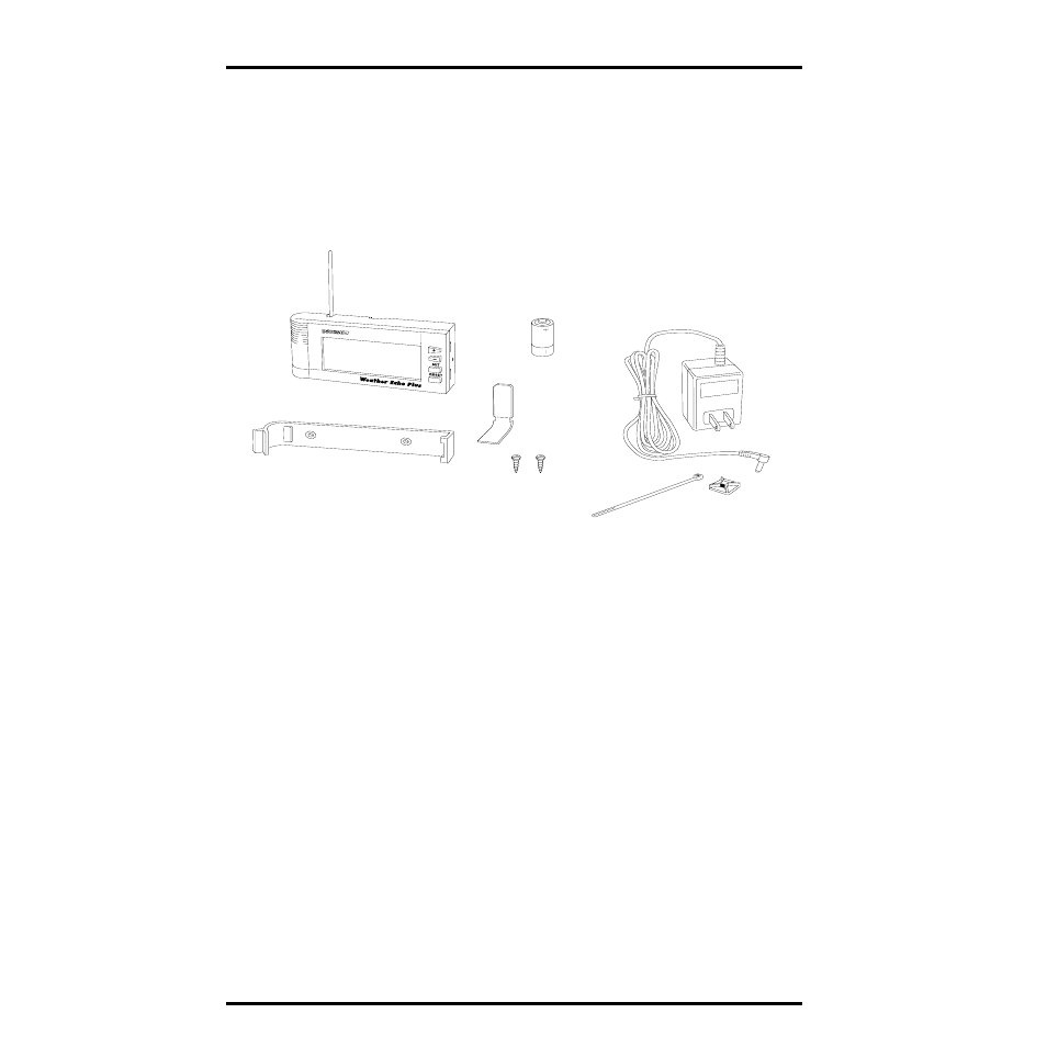 Components, Installation steps | DAVIS Weather Echo/Echo Plus (7602, 7603) User Manual | Page 2 / 24