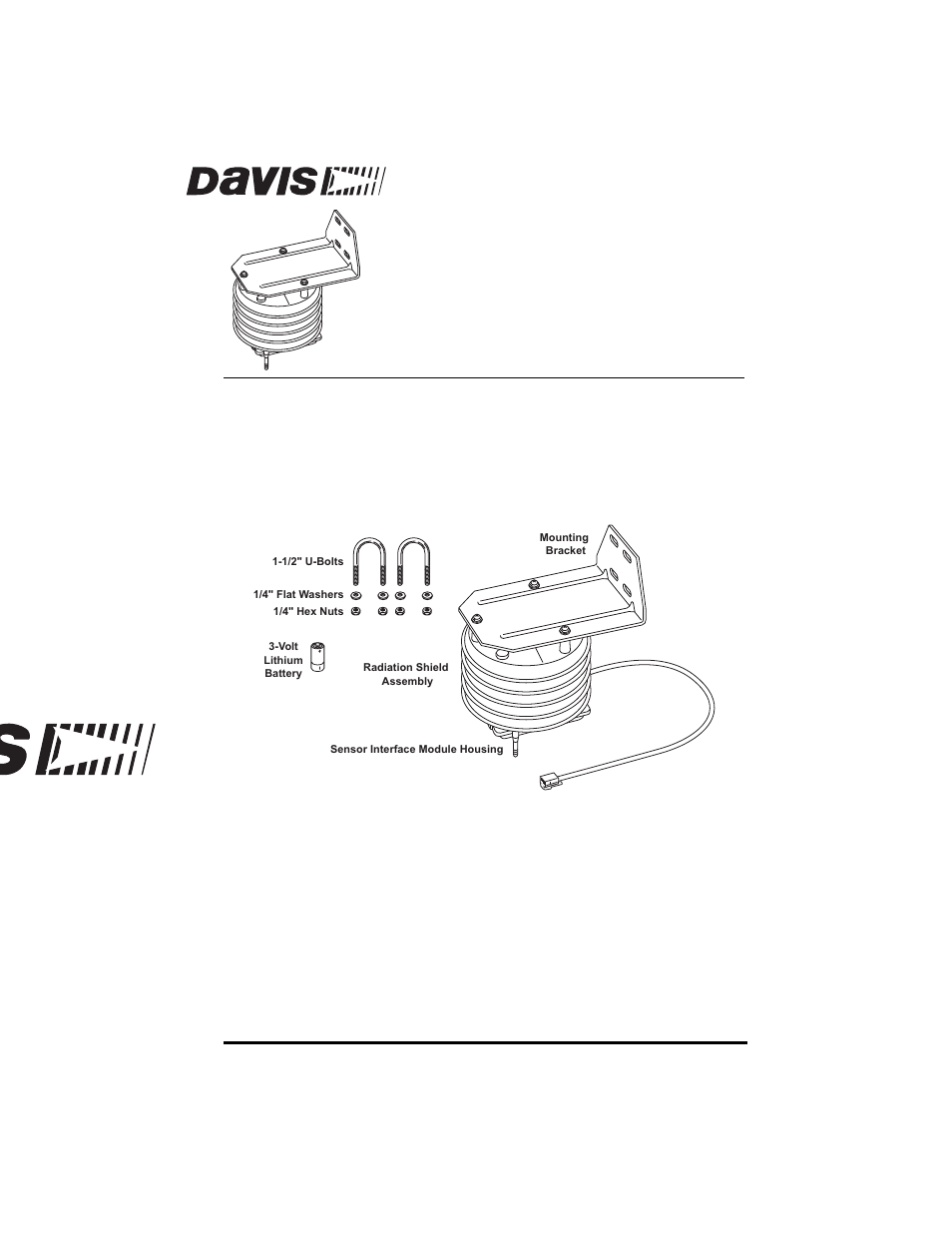 DAVIS Wireless Temp/Hum Station, 2003 & newer User Manual | 12 pages