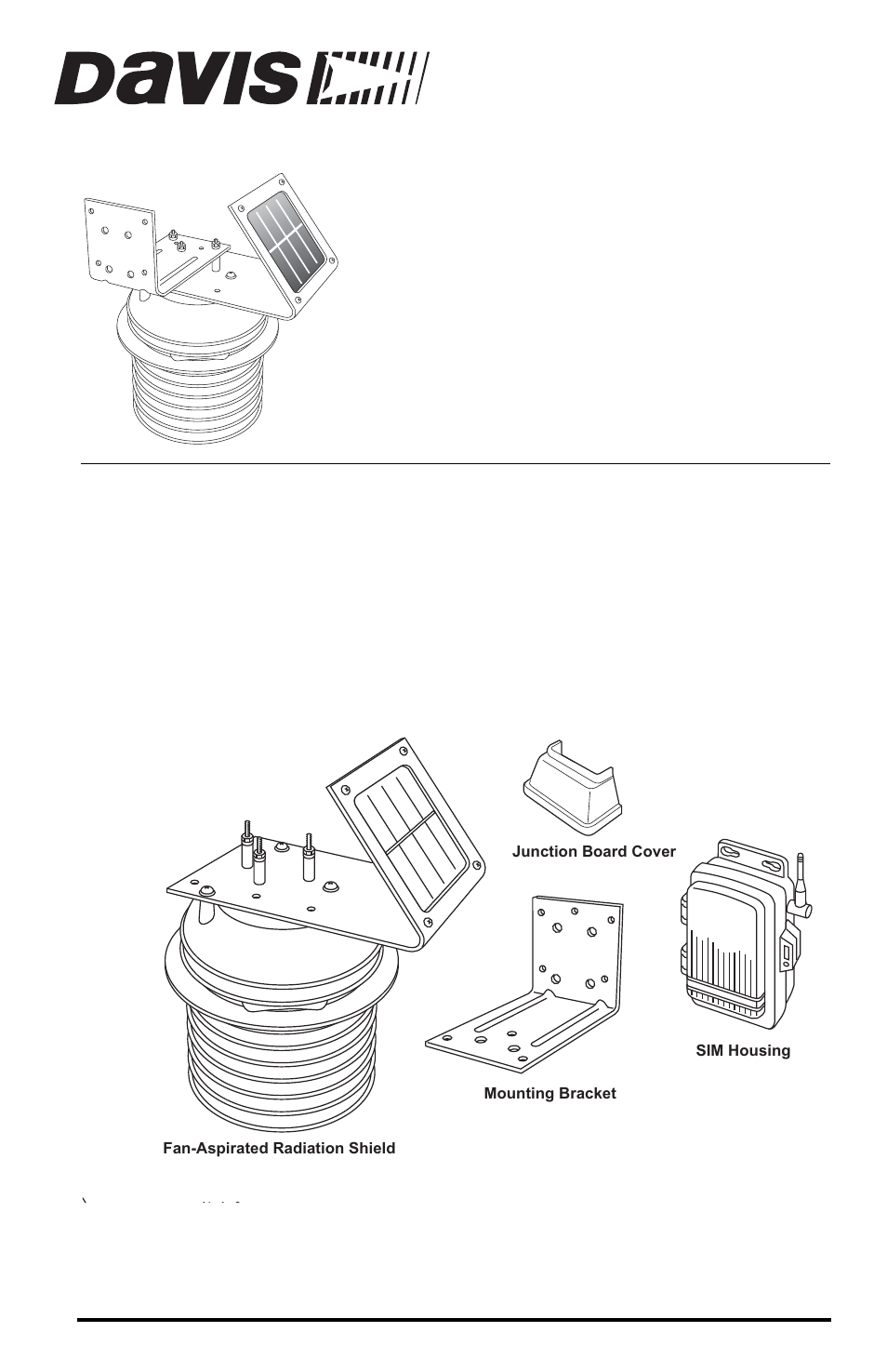 DAVIS Wireless Temp/Hum Station Fan Asp., 2003 & newer User Manual | 20 pages