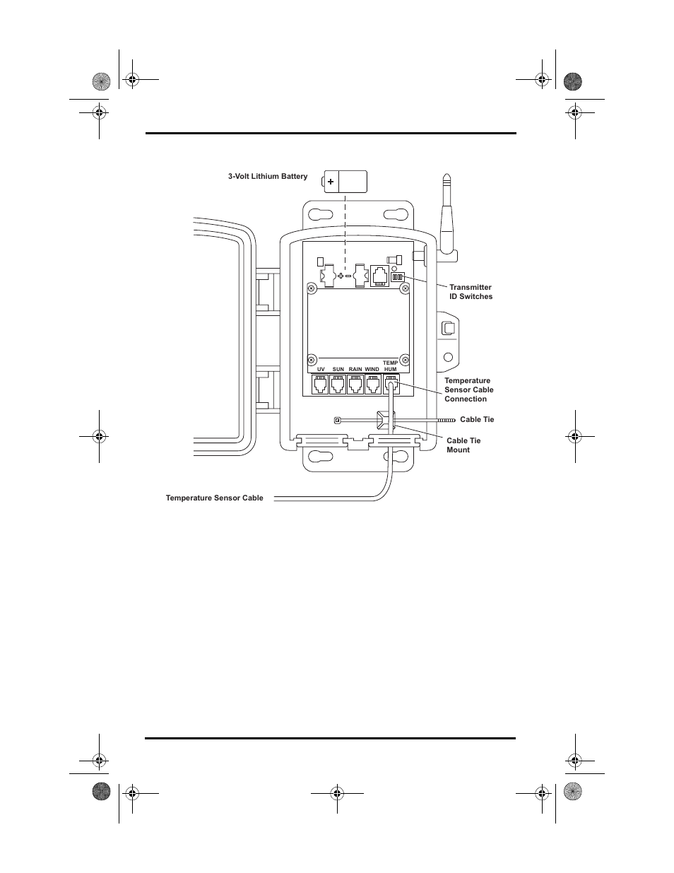 Page 2 installation manual | DAVIS Wireless Temperature Station Installation Addendum User Manual | Page 2 / 4