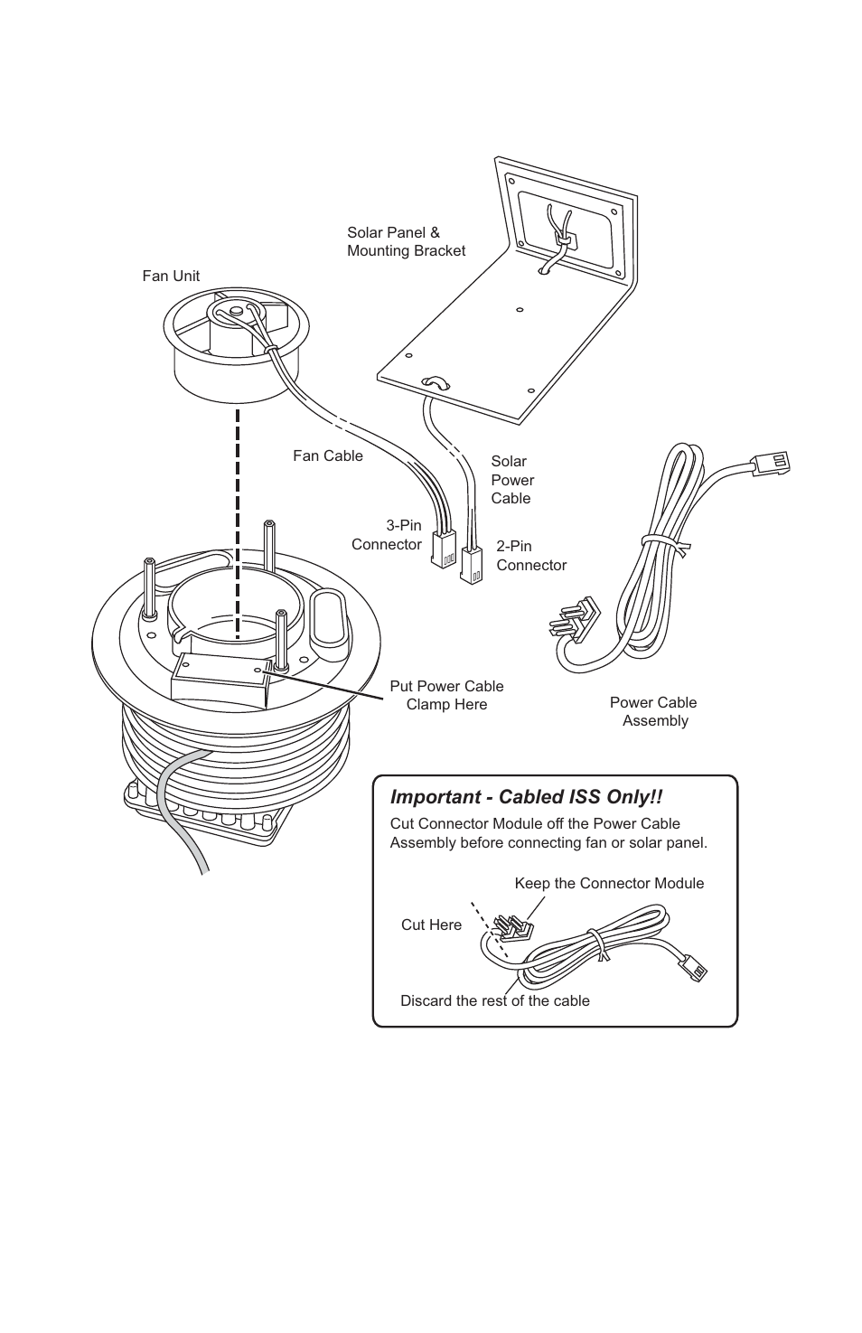 Install the fan unit | DAVIS Vantage Pro/Pro Plus: Daytime Fan Asp. Radiation Shield Kit User Manual | Page 9 / 16