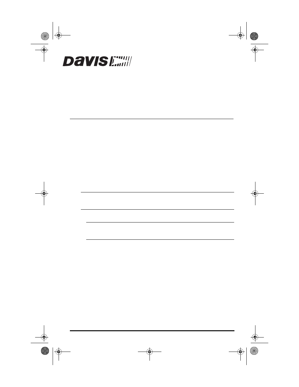 DAVIS WeatherLink Palm Downloader User Manual | 8 pages