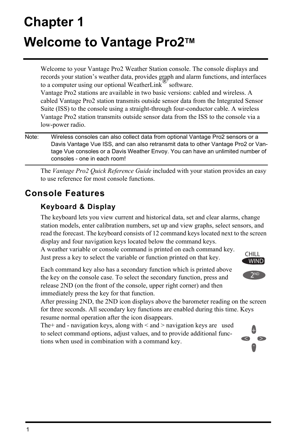 DAVIS Vantage Pro2 Console User Manual | Page 4 / 56