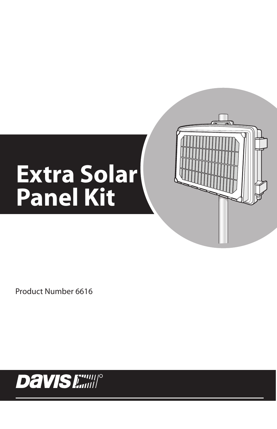 DAVIS Extra Solar Panel Kit (6616) User Manual | 7 pages