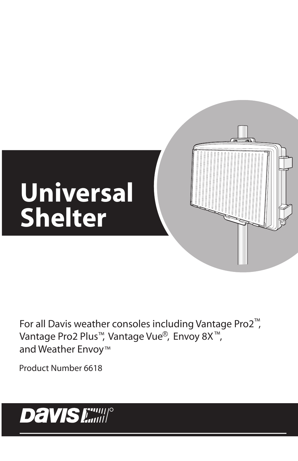 DAVIS Universal Shelter (6618) User Manual | 7 pages